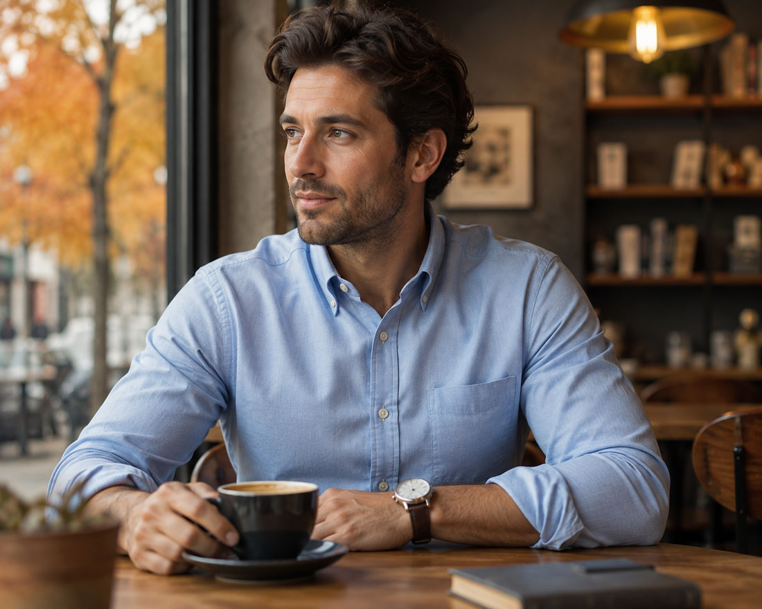 خرید پیراهن آکسفورد ضخیم برای استایل پاییزی و سفرهای سرد.