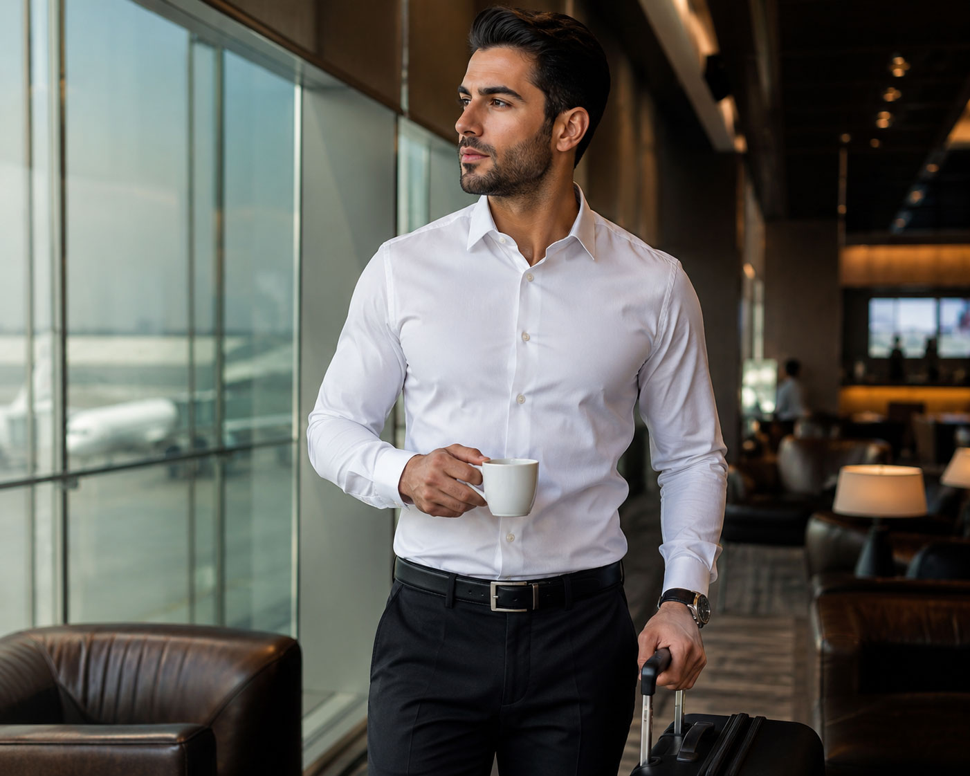 خرید پیراهن ضد چروک تجاری با تکنولوژی نانو برای سفرهای کاری.