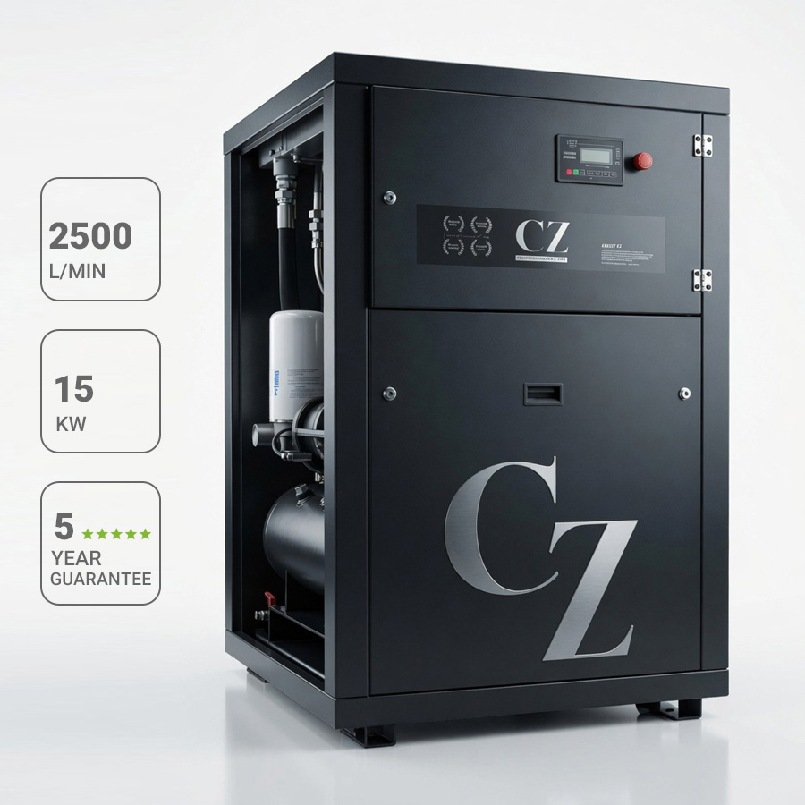 کمپرسور اسکرو 2500 لیتری 15kw - Image 1