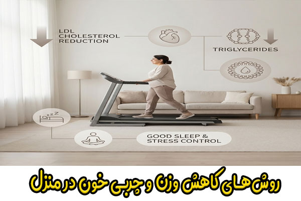 روش‌های کاهش وزن و چربی خون در منزل