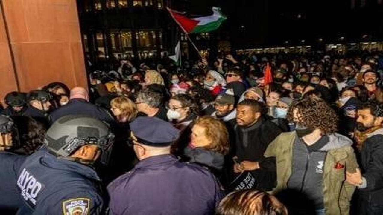 دستگیری ۱۳۳ دانشجوی دانشگاه نیویورک به دلیل همبستگی با غزه