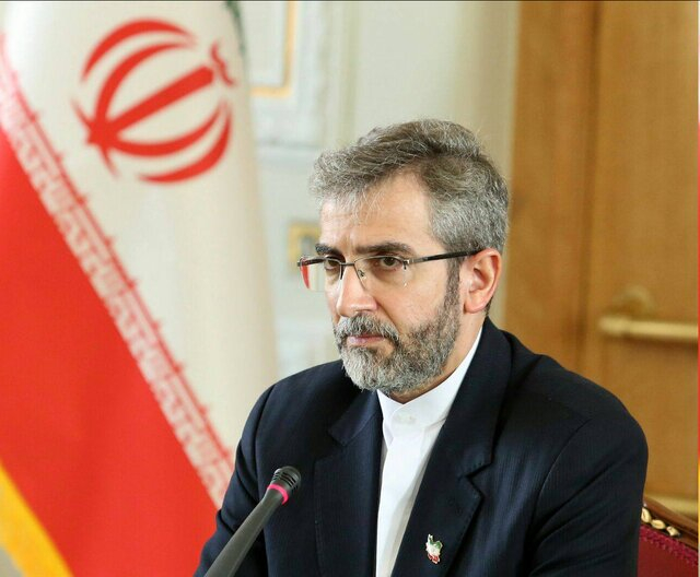 باقری: اعلام نظر طرف‌های مقابل در برابر پیشنهاد ایران، باید مستند و مستدل باشد
