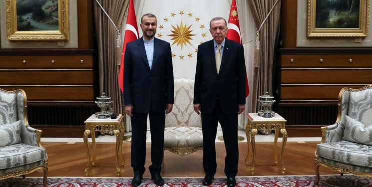 امیرعبداللهیان با اردوغان دیدار کرد +عکس