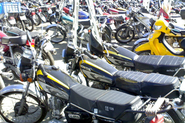 ۳۵ دستگاه موتورسیکلت متخلف در یزد توقیف شد