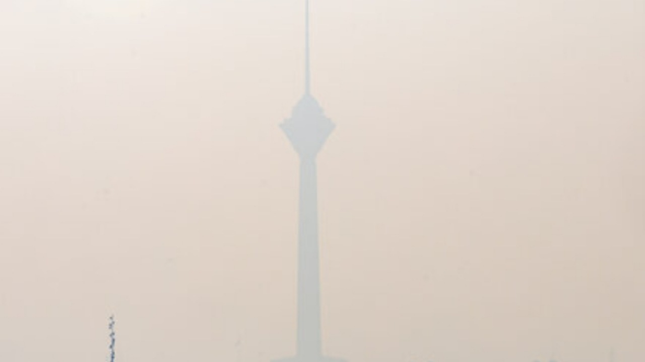 جولان ذرات معلق در هوای پایتخت؛ تهران در وضعیت نارنجی