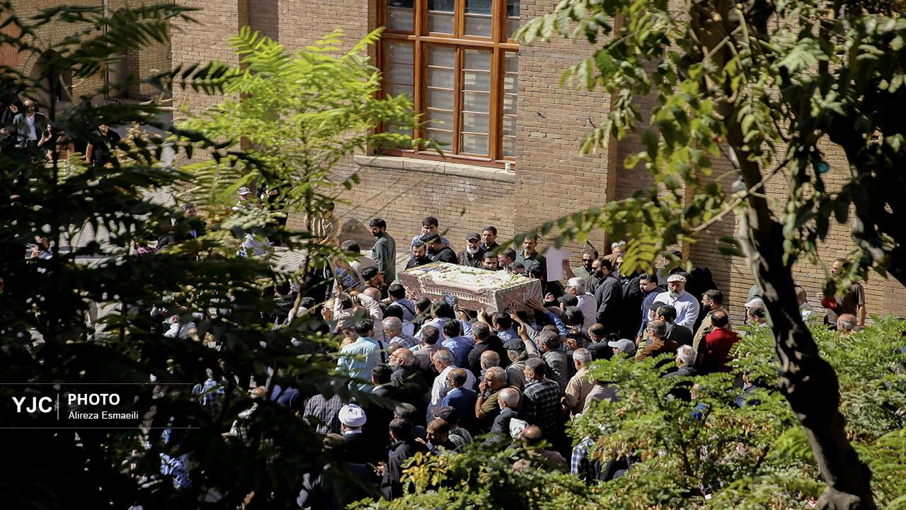مراسم تشییع پیکر زنده یاد محمد کاسبی در تهران