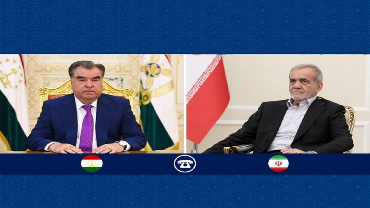 گفتوگوی تلفنی روسای جمهور ایران و تاجیکستان/ تأکید بر تعمیق روابط تهران و دوشنبه