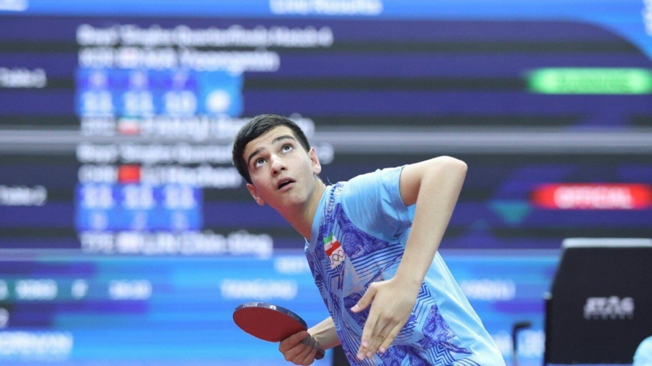 بازیهای آسیایی جوانان؛ بُرد درخشان پدیده تنیسروی میز ایران و قطعی شدن مدال برنز