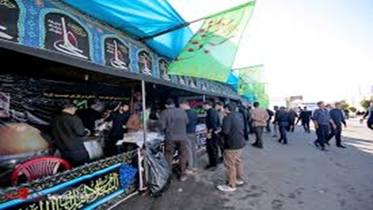 کربلاییها در مسیر بازگشت از سفر معنوی اربعین + فیلم