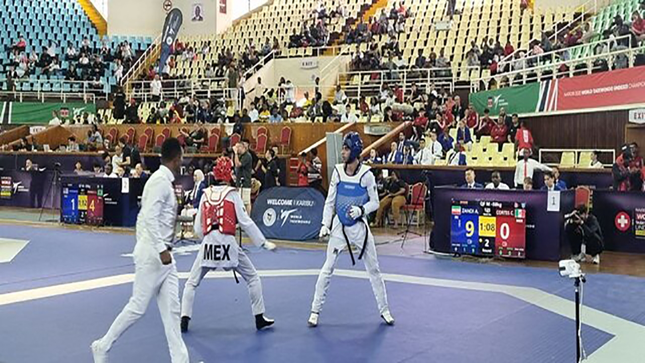 تکواندوی زیر ۲۱ سال جهان/ صعود زندی و اشرافی به نیمه نهایی