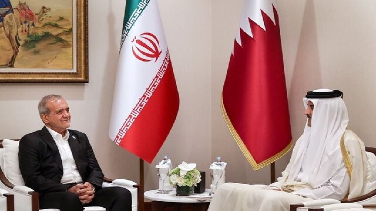 پزشکیان با امیر قطر دیدار کرد