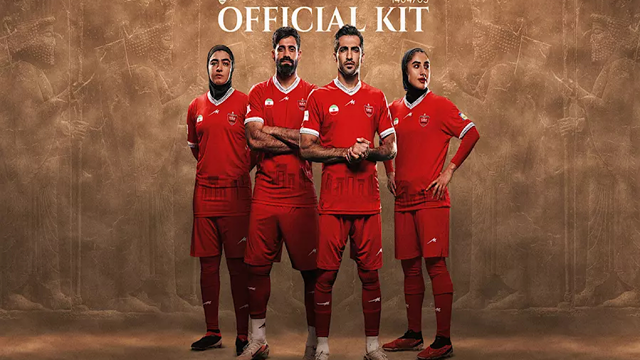 رونمایی از کیت جدید سرخپوشان/ سربازان پرسپولیس آماده نبرد