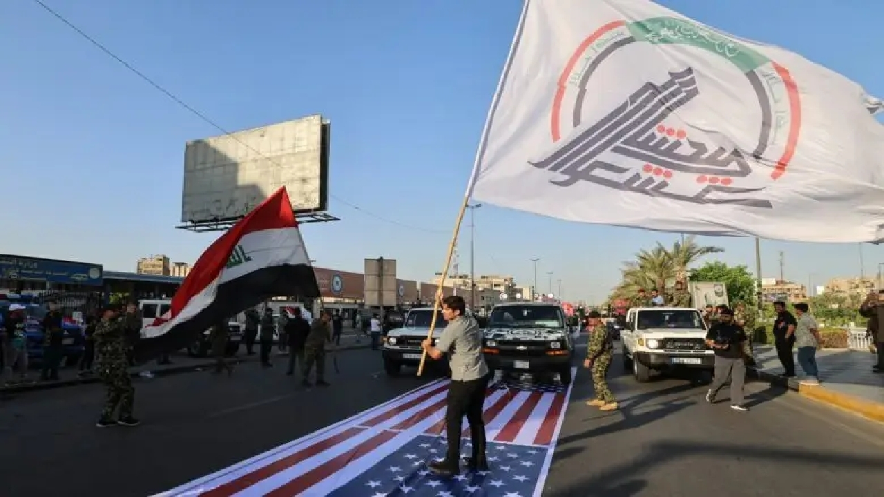 الزیدی ۴ افسر عراقی را به اتهام اهانت به پرچم آمریکا برکنار کرد!