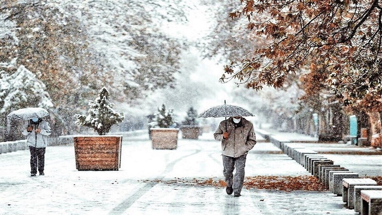 حال و هوای کشور پس از بارش برف و باران + فیلم