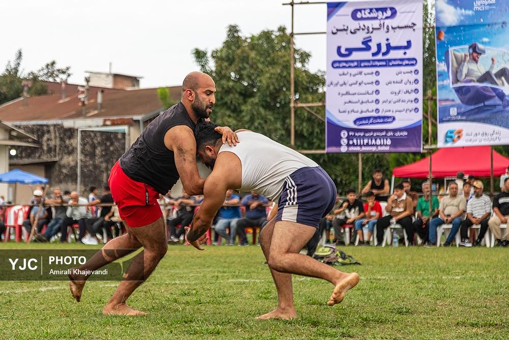 مسابقات کشتی «لوچو» در مازندران