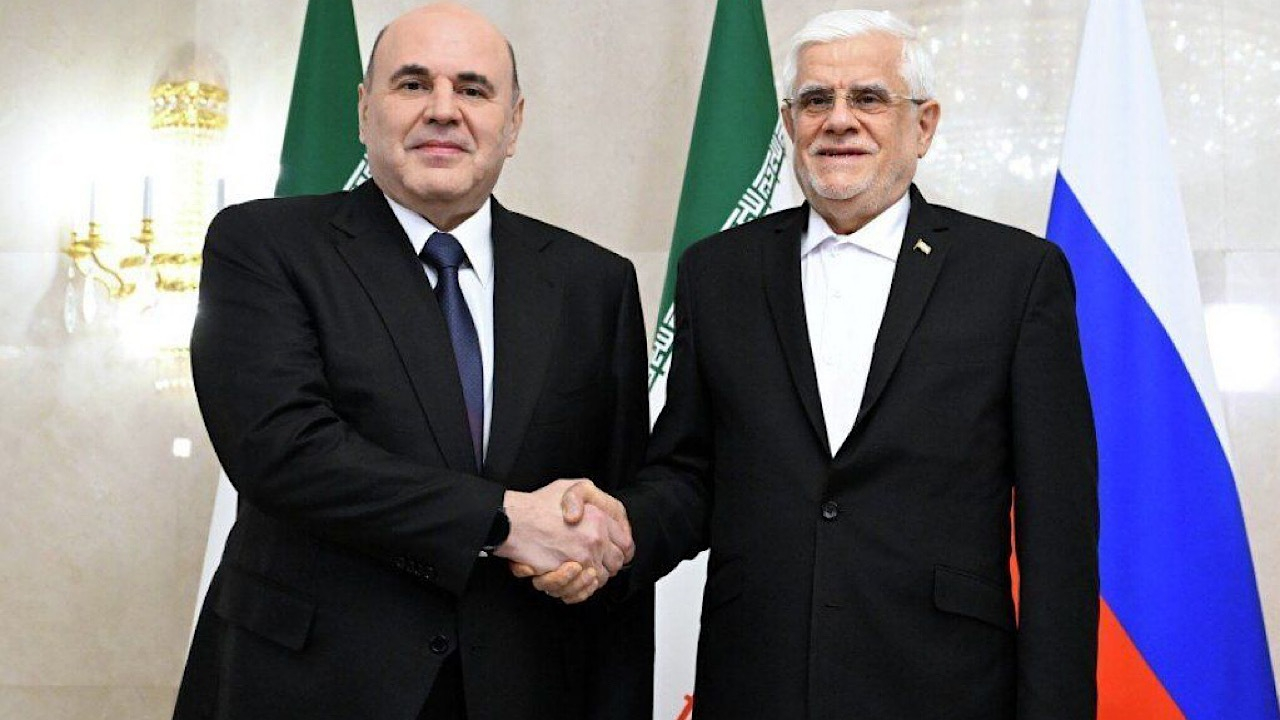 دیدار عارف و نخستوزیر روسیه در مسکو