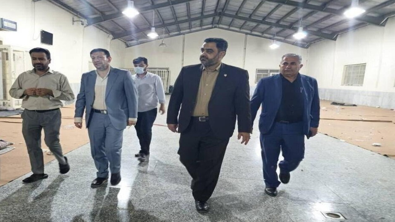 بازدید رئیس کل دادگستری استان بوشهر از اردوگاه اتباع مهاجرین