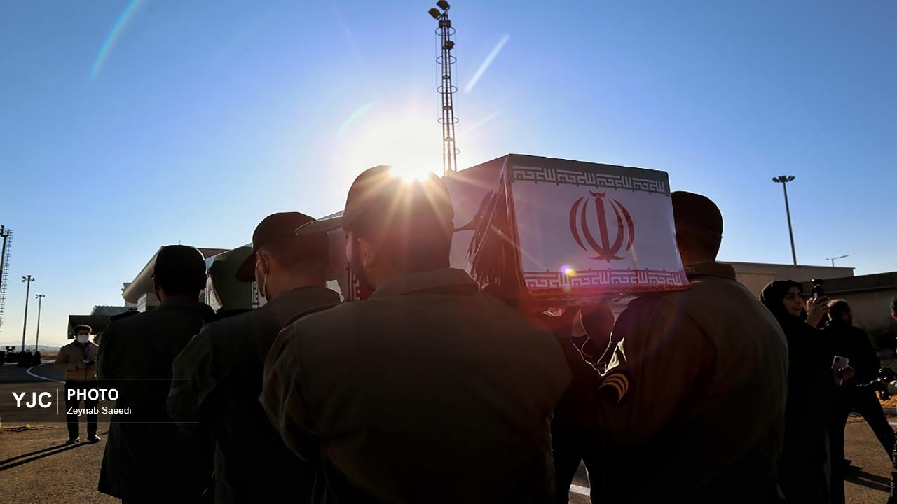 آئین استقبال از پیکر مطهر شهدای گمنام دفاع مقدس در همدان