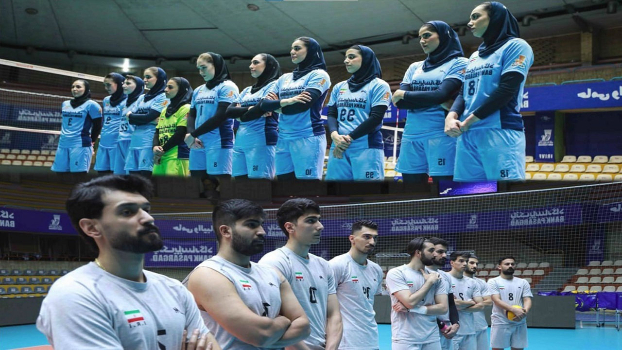 بازیهای کشورهای اسلامی؛ تیمهای ملی والیبال مردان و زنان وارد دهکده بازیها شدند