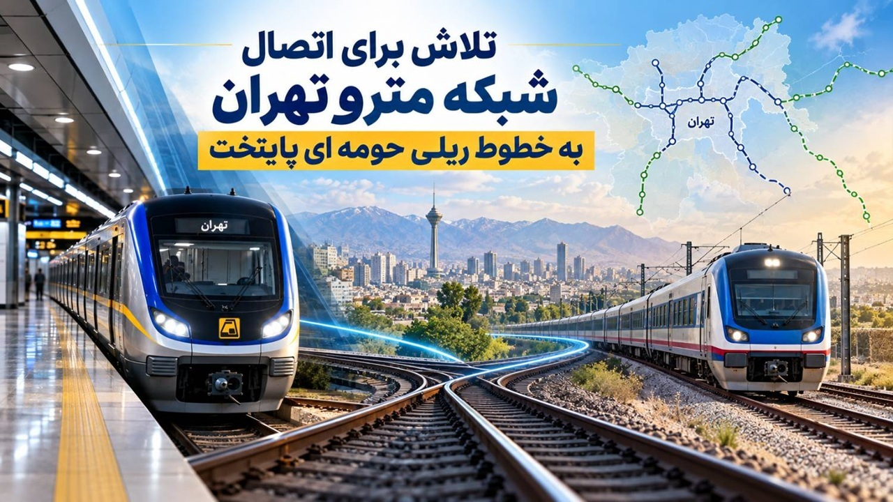 تلاش برای اتصال شبکه مترو تهران به خطوط ریلی حومه ای پایتخت