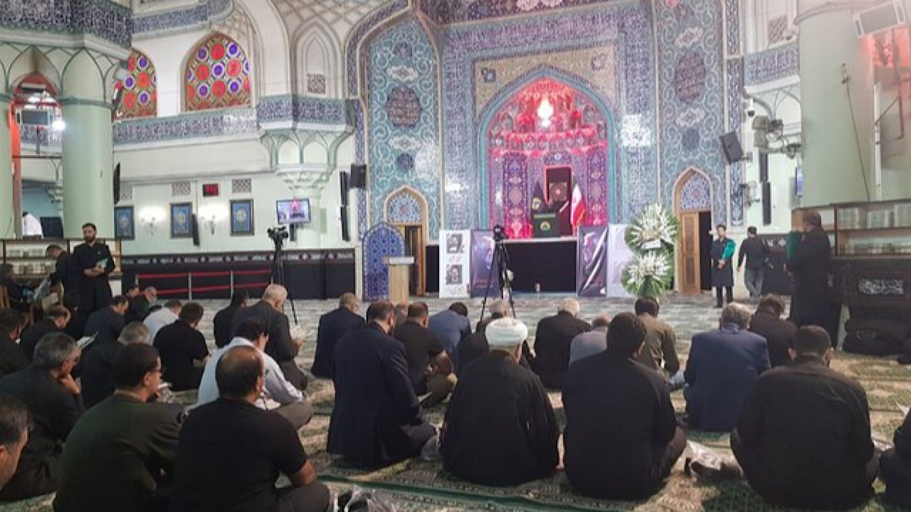مراسم چهلم شهید طهرانچی در حرم حضرت عبدالعظیم حسنی (ع) برگزار شد