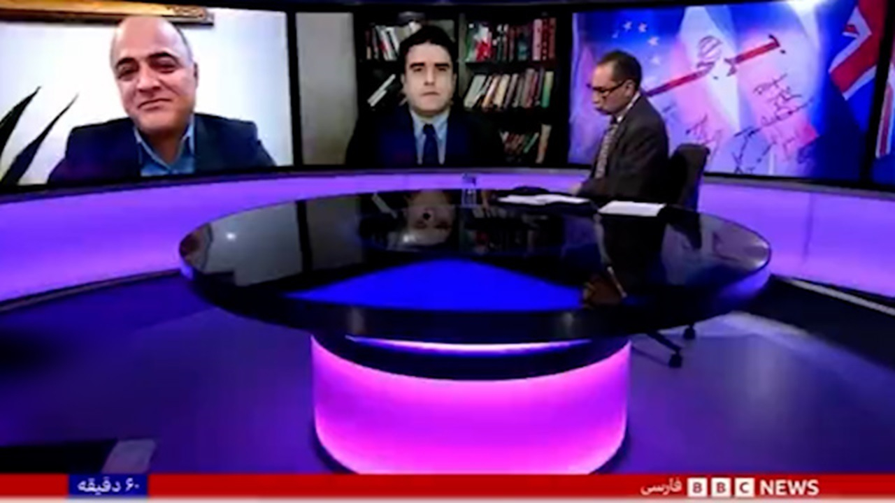 کولاک کارشناس ایرانی در پخش زنده BBC مجری شبکه انگلیسی را آچمز کرد! + فیلم