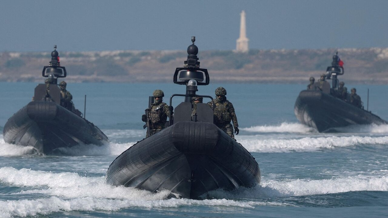 رزمایش «مأموریت عدالت ۲۰۲۵» ارتش چین در اطراف تایوان +فیلم