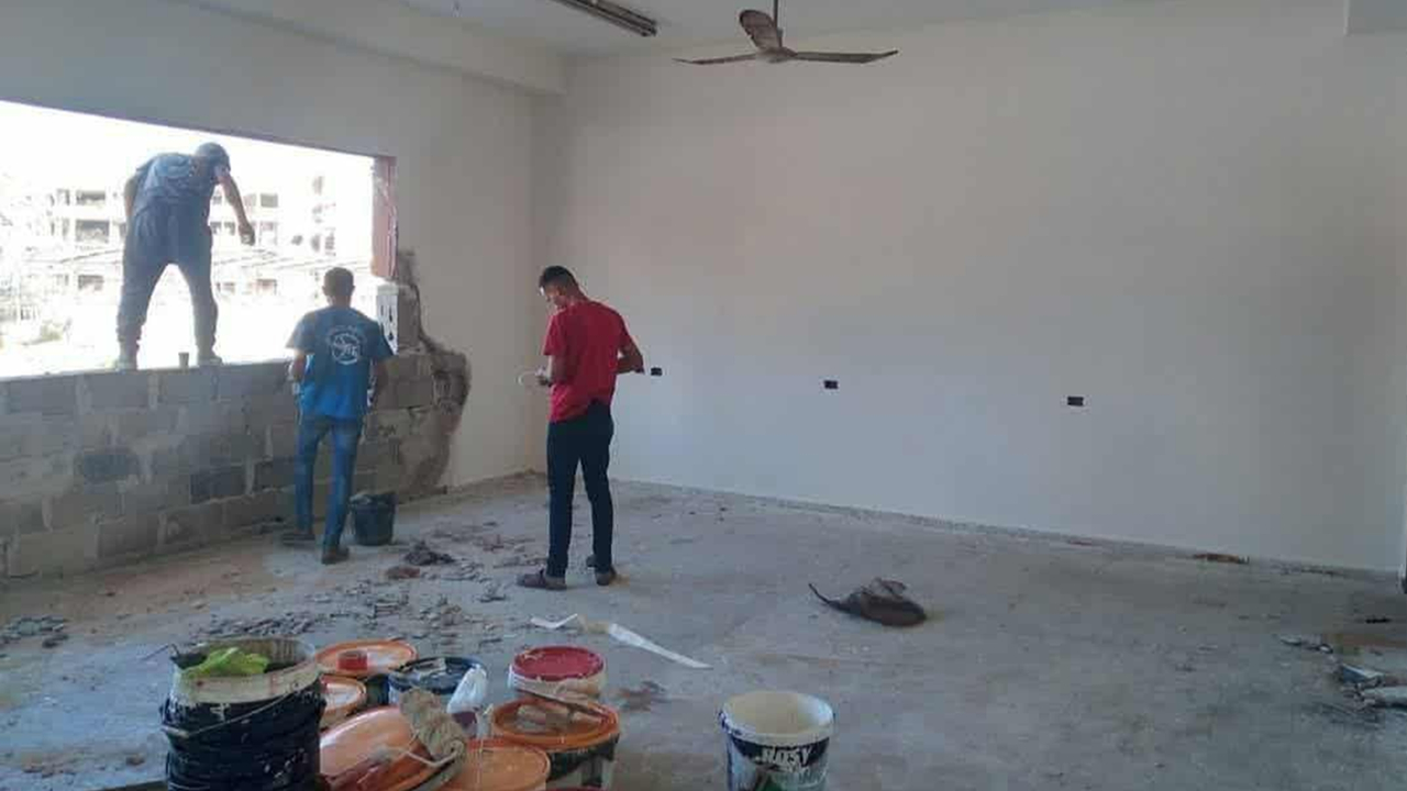 آغاز بازسازی دانشگاه اسلامی غزه + تصاویر