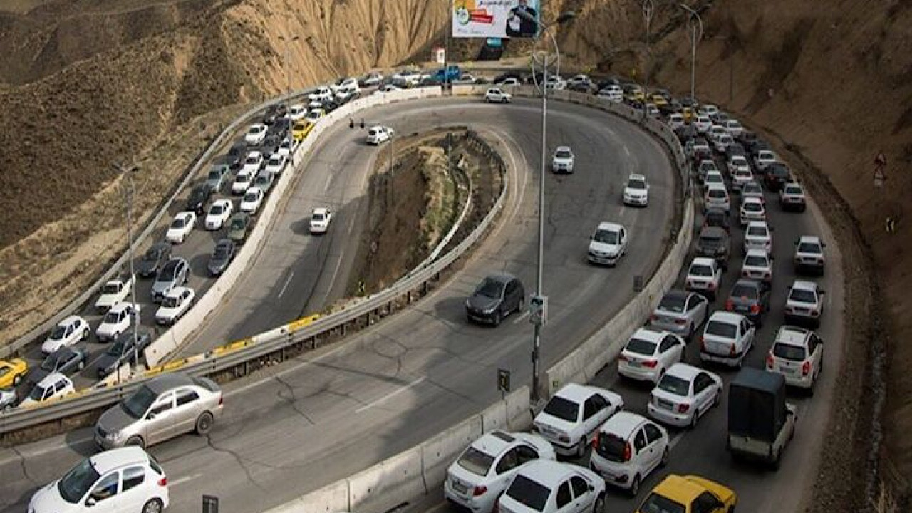 یکطرفه شدن مسیر شمال به جنوب جاده چالوس از ساعت ۱۷ امروز