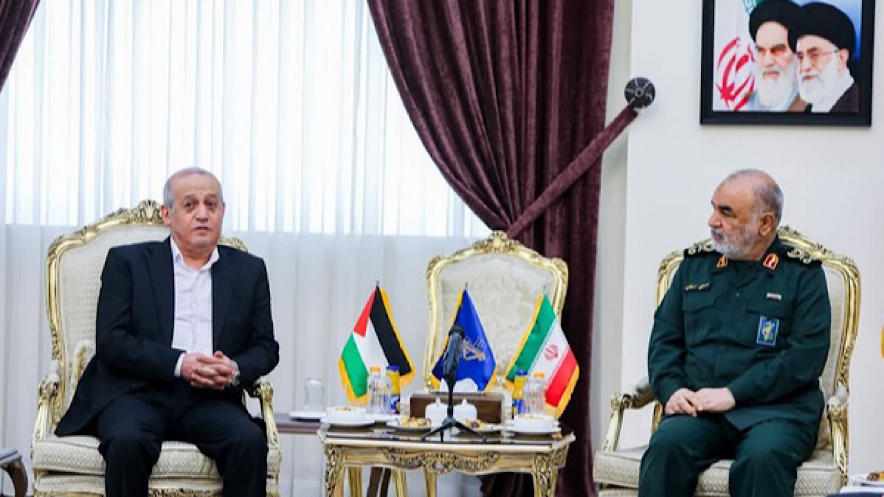 دیدار معاون دبیرکل جبهه مردمی برای آزادی فلسطین با سرلشکر سلامی