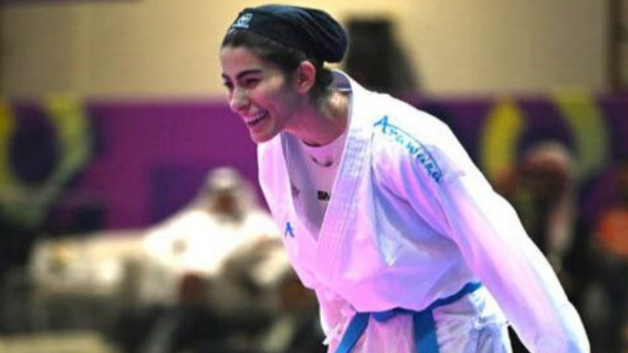 آتوسای کاراته ایران تاریخ ساز شد، جلوس گلشاد نژاد روی سکوی قهرمانی جهان