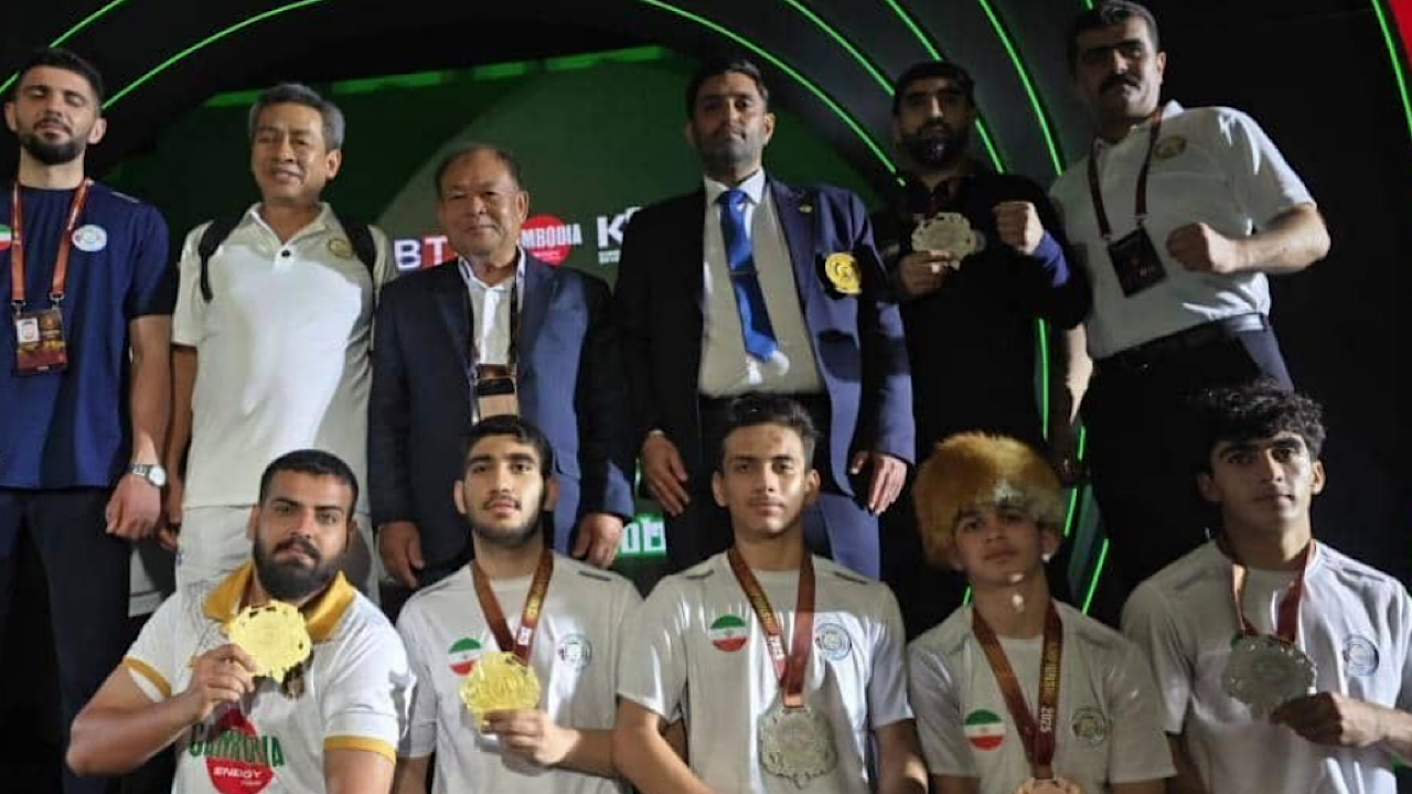 ۶ مدال نمایندگان ایران در مسابقات جهانی کان‌خمر