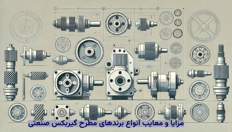 مزایا و معایب انواع برندهای مطرح گیربکس صنعتی