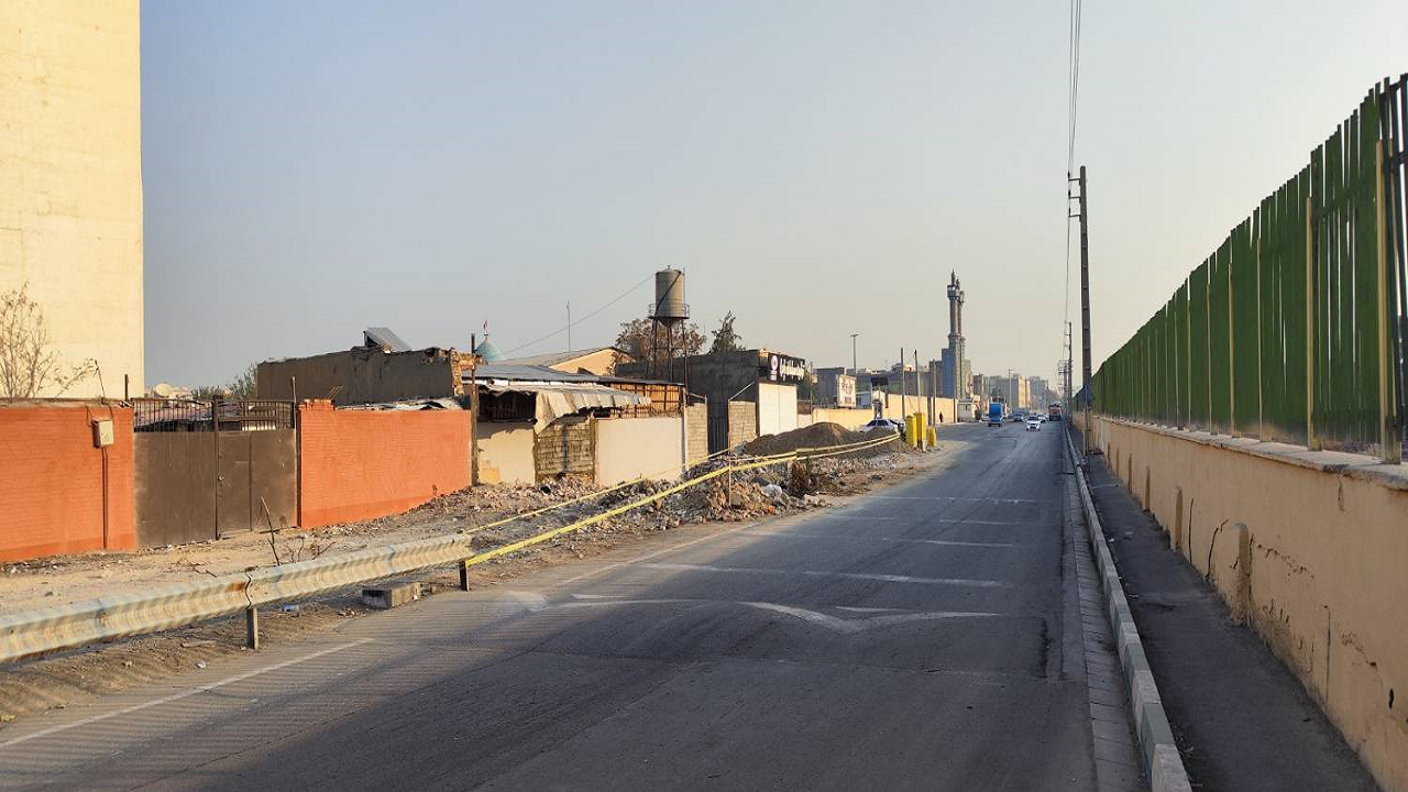 رفع معضل دیرینه ترافیکی در اصلی ترین شاهراه ارتباطی به بقعه امامزاده زید(ع)