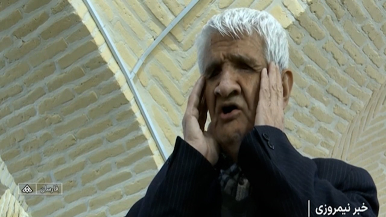 طنین صدای موذن روشن دل در کوچه های فارسان + فیلم