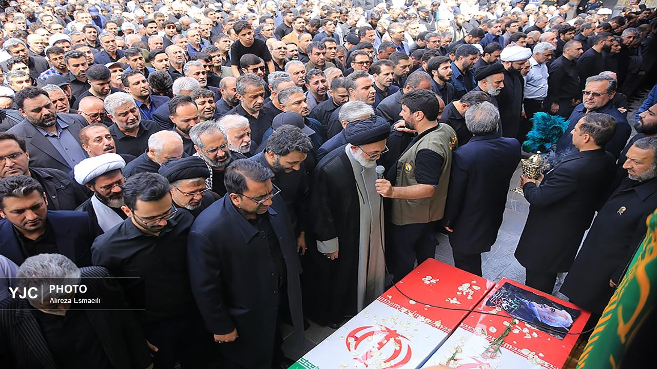 تشییع پیکر شهید طهرانچی در حرم حضرت عبدالعظیم حسنی (ع)