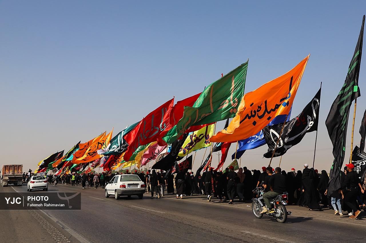 کاروان پیاده‌روی اربعین عشاق الحسین رامشیر
