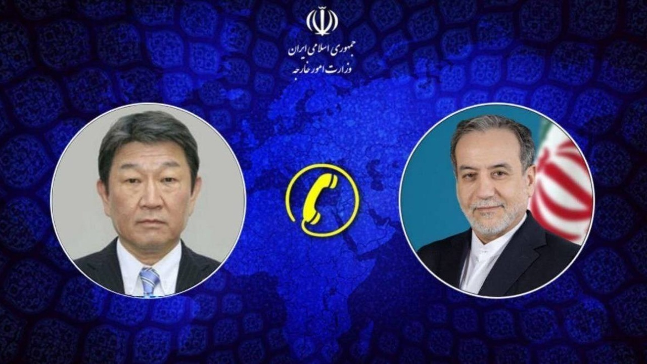 گفت‌وگوی تلفنی وزرای امور خارجه جمهوری اسلامی ایران و ژاپن