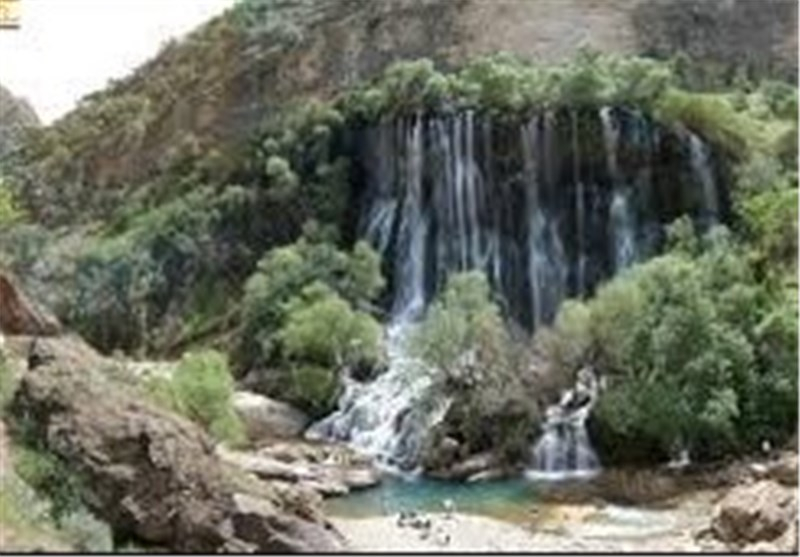 آبشار «کمر دوغ» کهگیلویه عروس آبشارهای ایران + تصاویر