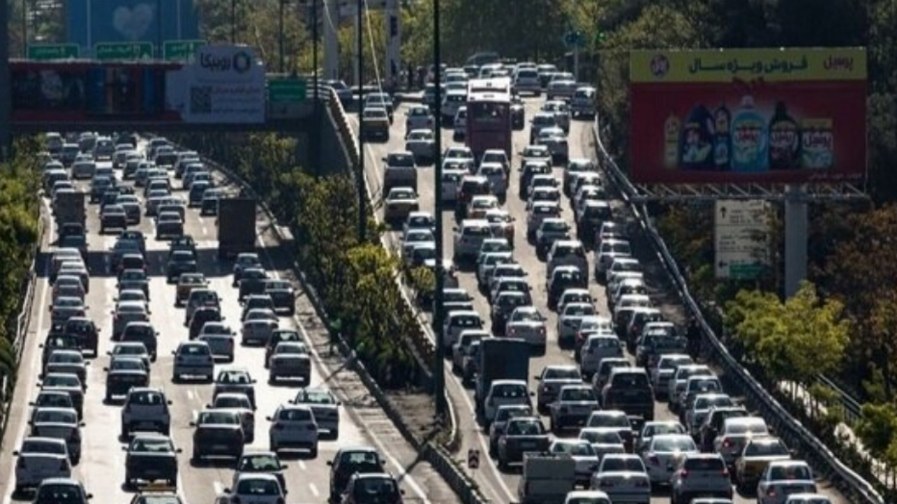 آخرین وضعیت ترافیک بزرگراه‌ها و معابر تهران