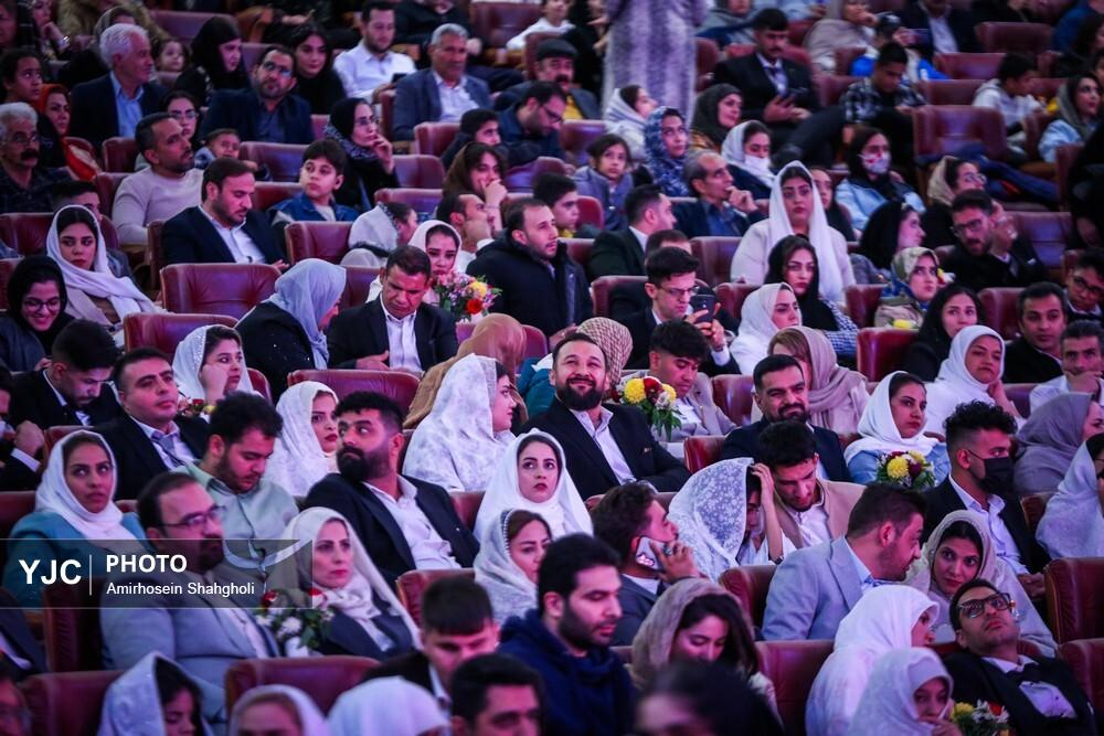 جشن ازدواج ۱۱۴ زوج کم توان