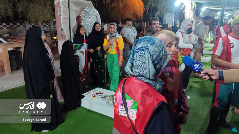 دوچرخه سواران ترکیهای به میناب رسیدند