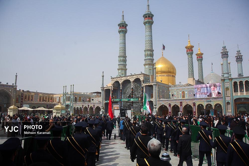 مراسم عزاداری شهادت امام رضا(ع) در قم