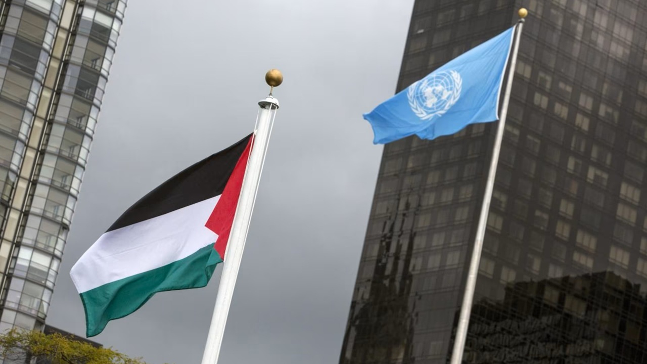 ۱۴۷ کشور پرچم استقلال فلسطین را بر افراشتهاند + فیلم