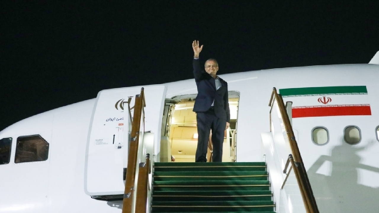 پزشکیان اسلام‌آباد را به مقصد تهران ترک کرد