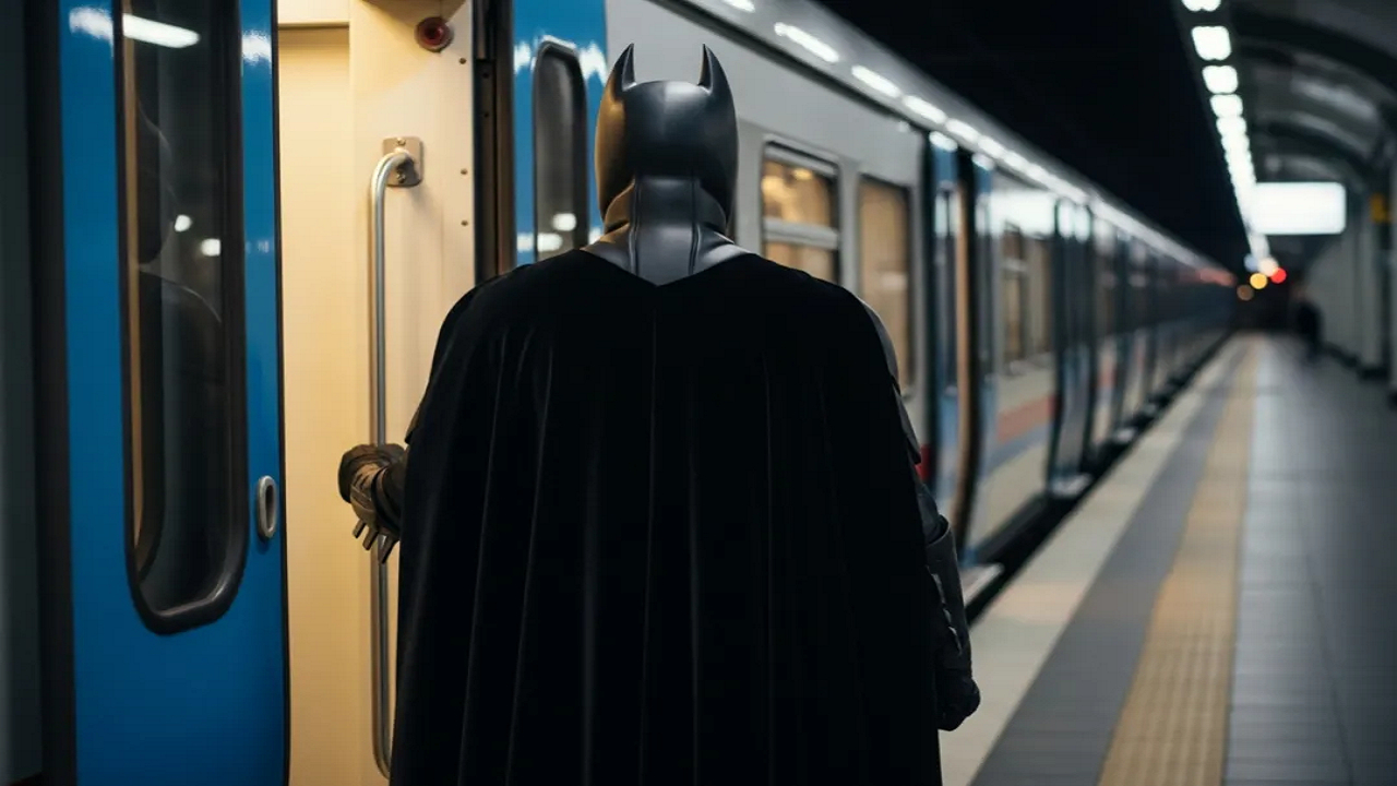 رفتار مردم در حضور «بتمن» بهتر می‌شود!