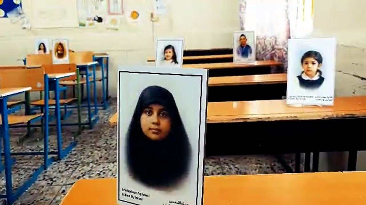 دانش آموزانی که در مشق آخرشان شهادت نوشتند + فیلم