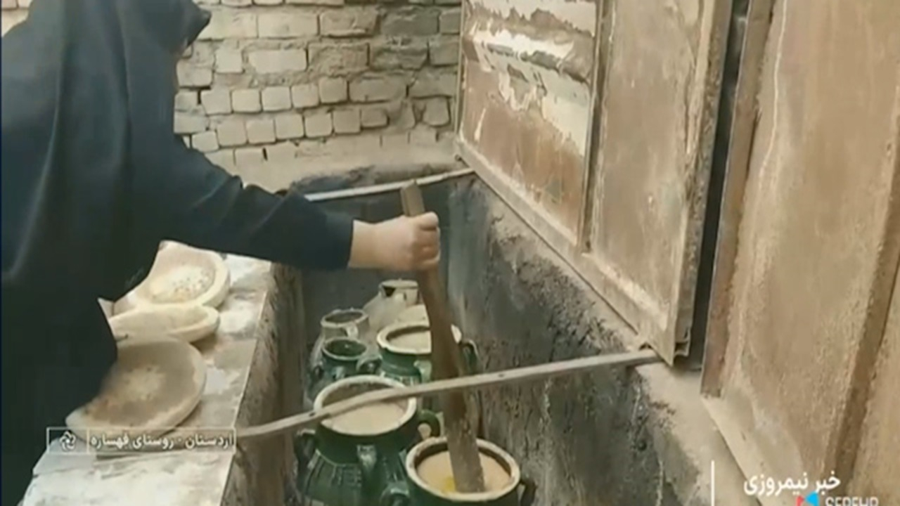 پخت حلیم در خمرههای گِلی، آیینی در روستای قهساره