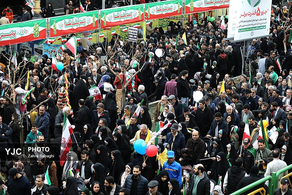 راهپیمایی ۲۲ بهمن ۱۴۰۴ در تهران (۲)