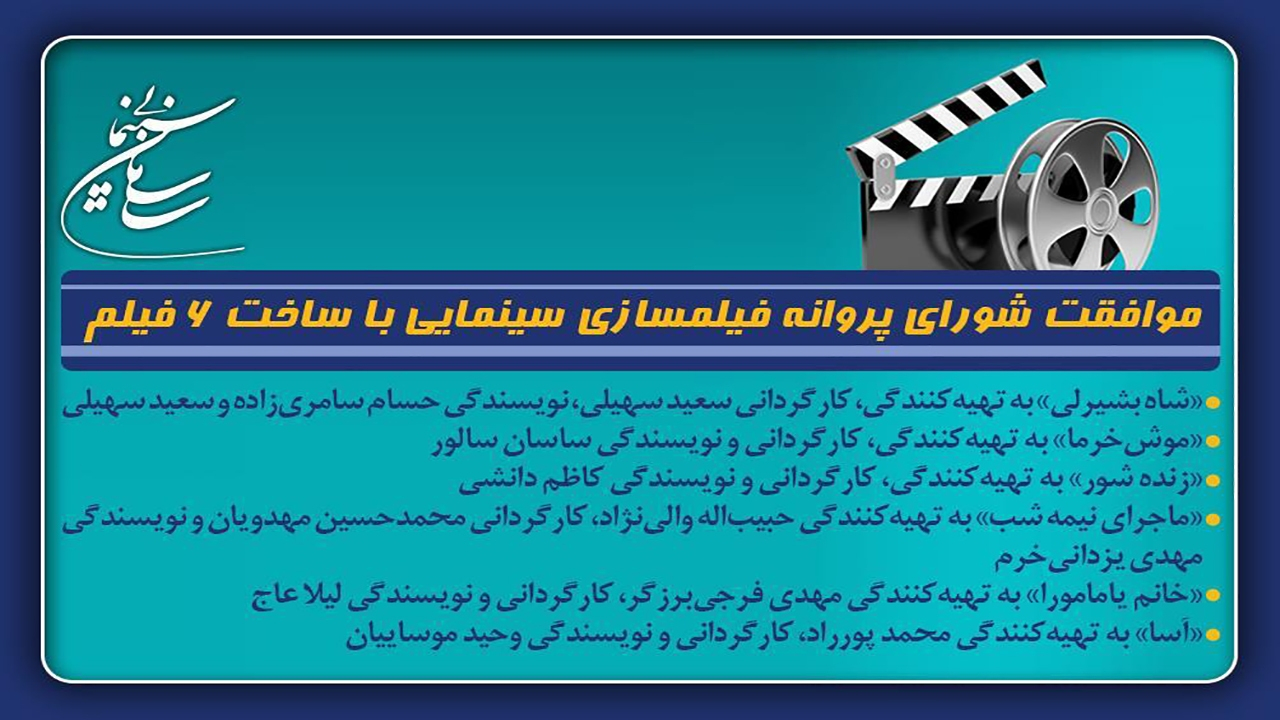 «موش خرما» به همراه پنج فیلم دیگر پروانه ساخت گرفت
